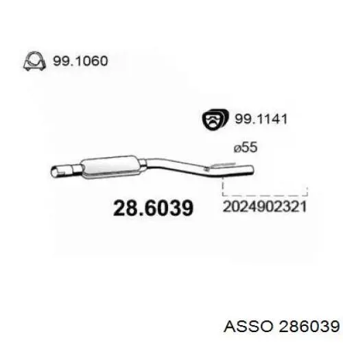 A2024902321 Mercedes 