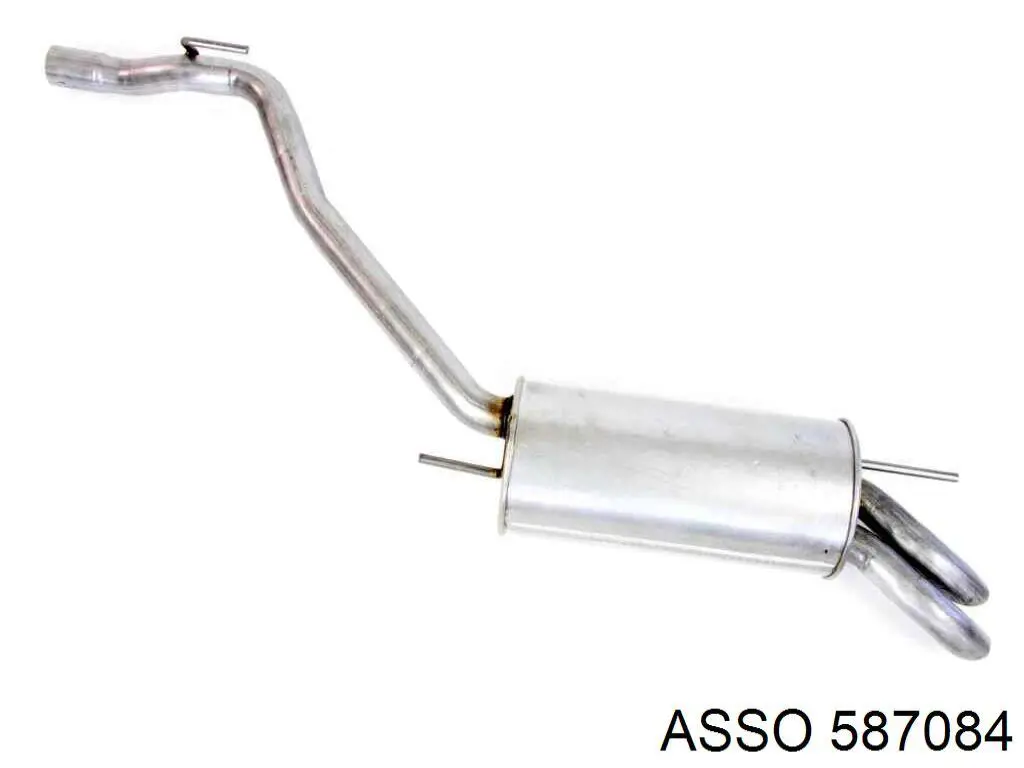 Глушитель задний 587084 Asso