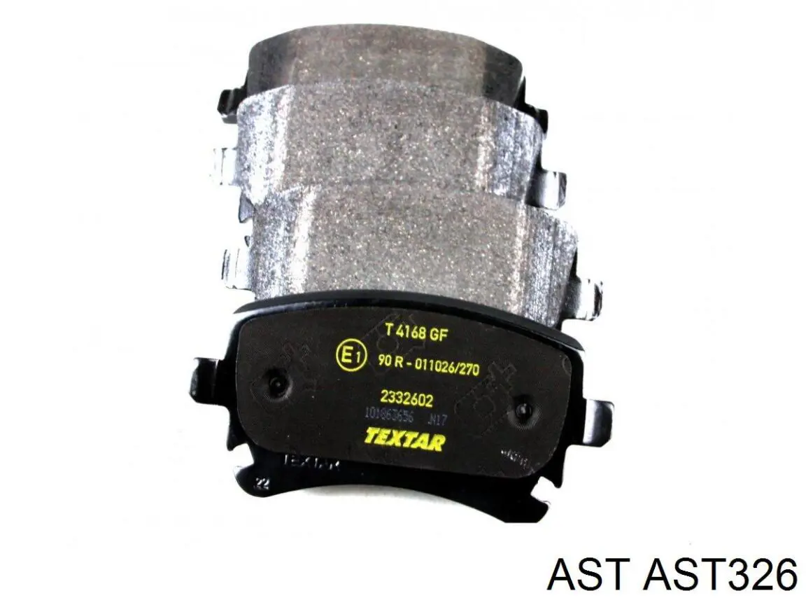 Купить AST326 AST Колодки тормозные задние, дисковые