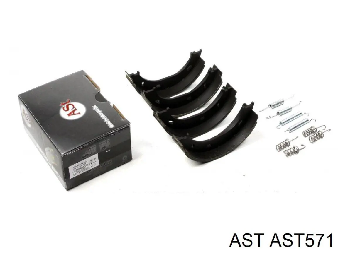 AST571 AST Тормозные колодки ручника