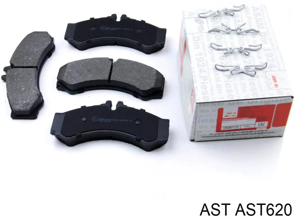 AST620 AST колодки тормозные задние дисковые