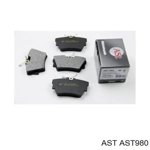 Колодки дисковые  AST AST980 цена, от 11.77 USD