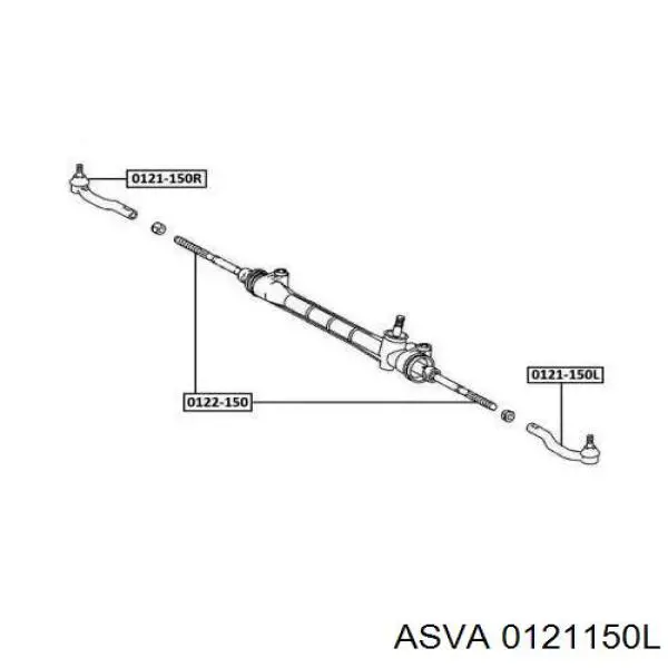 Рулевой наконечник 4504702050 Toyota