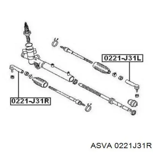 Рулевой наконечник 4649552000 Nissan