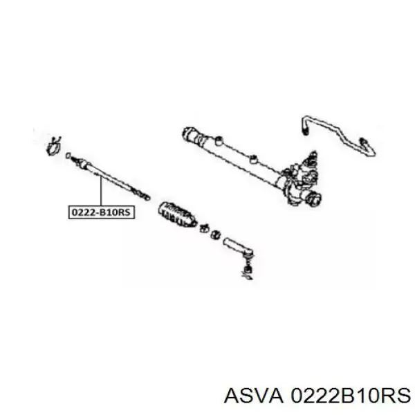 Рулевая тяга 4805595F0B Subaru