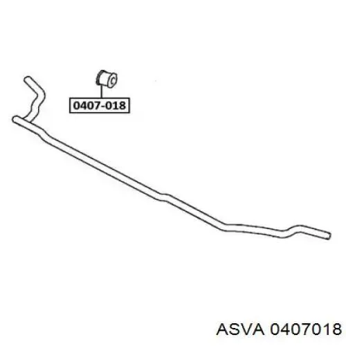 MR150767T Mitsubishi Втулка стабилизатора переднего наружная