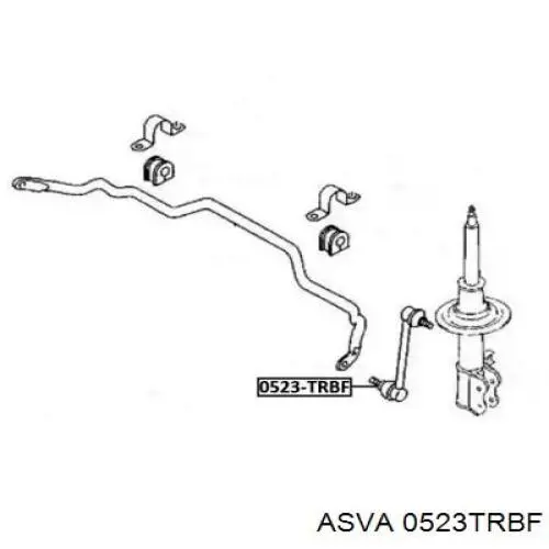 Стойка стабилизатора 0523TRBF Asva