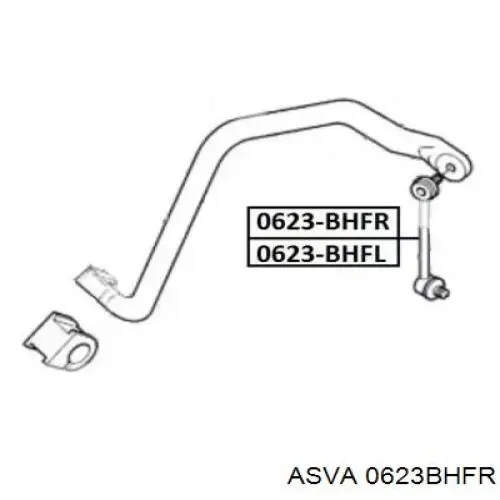 Стойка переднего стабилизатора правая 97125013 Opel