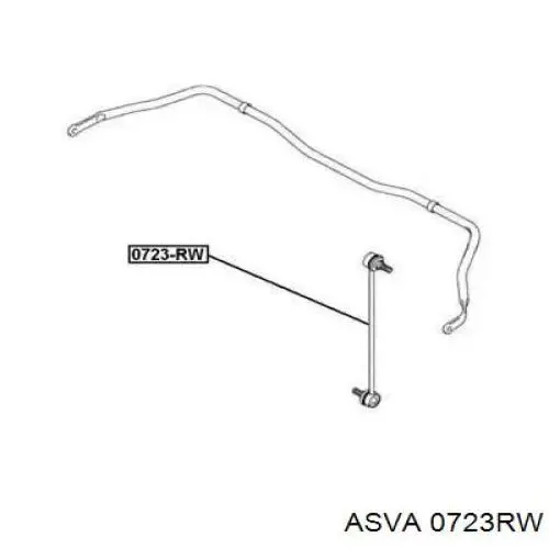 Тяга переднего стабилизатора Suzuki 4242059J00000 цена, от 12.23 USD