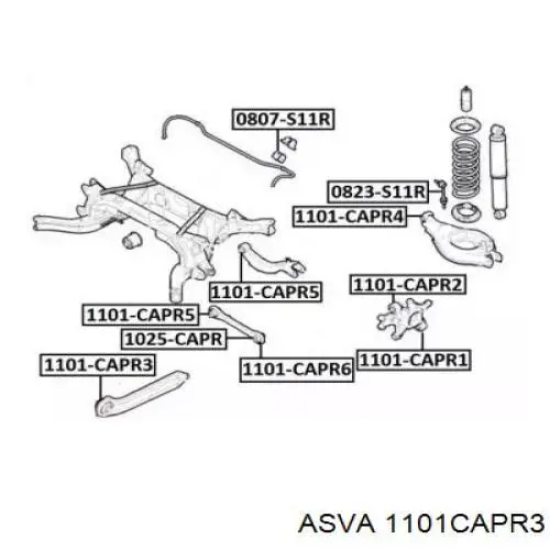 Сайлентблок задней продольной тяги DAYCO DSS1570