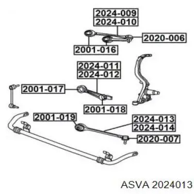 Нижний рычаг 4782612AC Chrysler