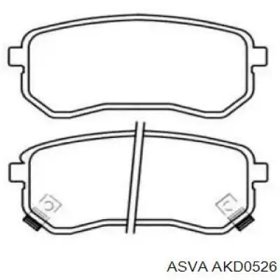 Задние тормозные колодки 5581076G90 International