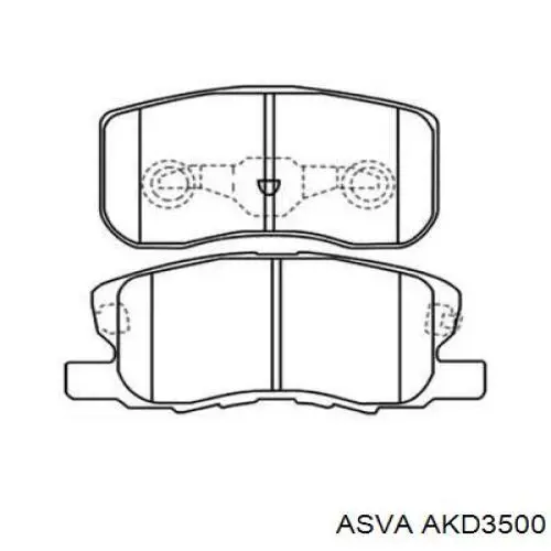 Передние тормозные колодки 5SP1733 Samko