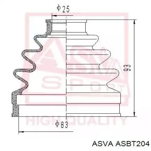 Купить 49541D7050 Hyundai/Kia Пыльник гранаты внутренний, передней полуоси