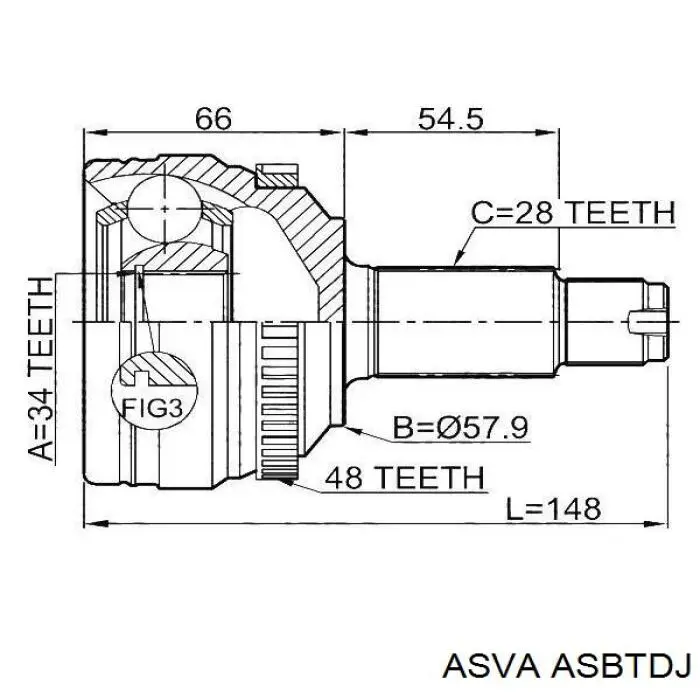 Купить 3817A017 Mitsubishi Пыльник шарнира угловых скоростей наружный правый