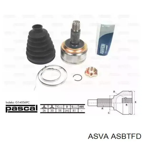 ШРУС наружный Magneti Marelli TOJ0146