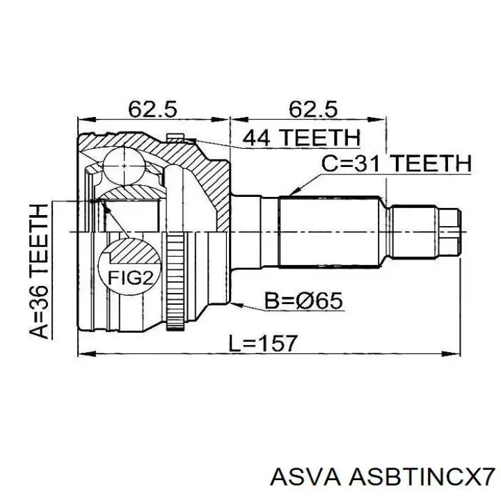 Пыльник шарнира угловых скоростей внутренний передний DAC MZ0024 цена, от 17.10 USD