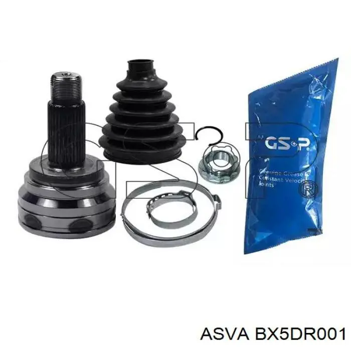 BX5DR001 Asva Полуось передняя, правая