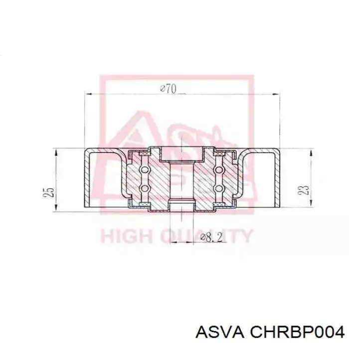 Купить CHRBP004 Asva Натяжитель приводного ремня