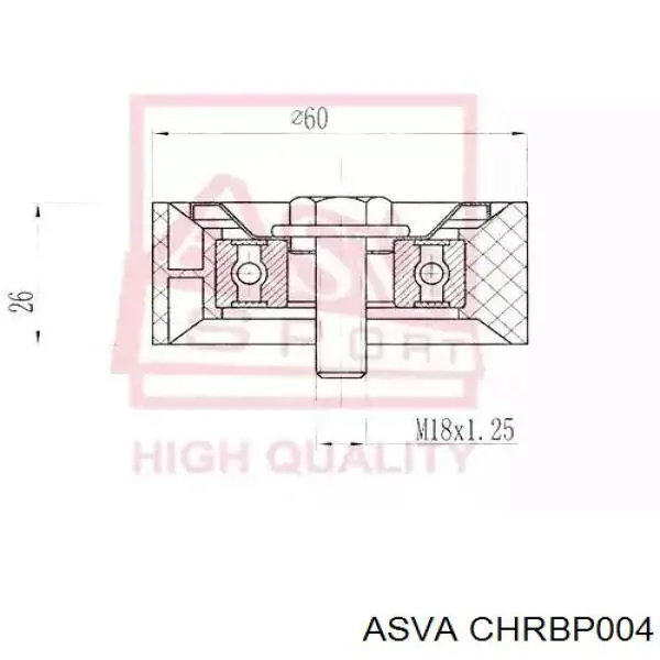 Натяжитель приводного ремня CHRBP004 Asva