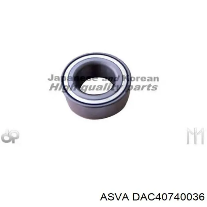 Підшипник маточини передньої DAC40740036 Asva