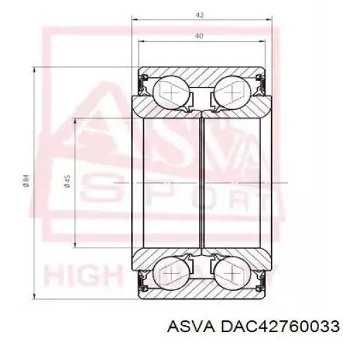 510057 Timken Подшипник ступицы передней
