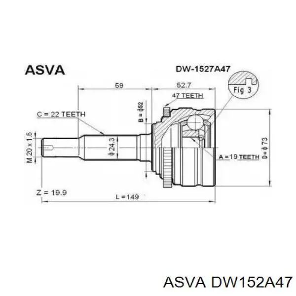 ШРУС наружный Magneti Marelli TDS0452