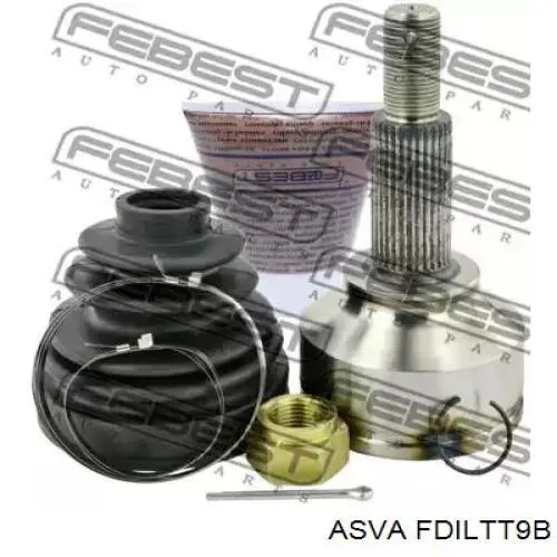 Шарнир угловых скоростей передний левый Asva FDILTT9B цена, от 65.99 USD