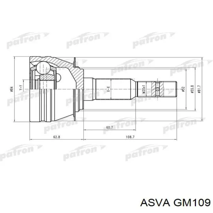 ШРУС наружный передний KCV100433 Konner