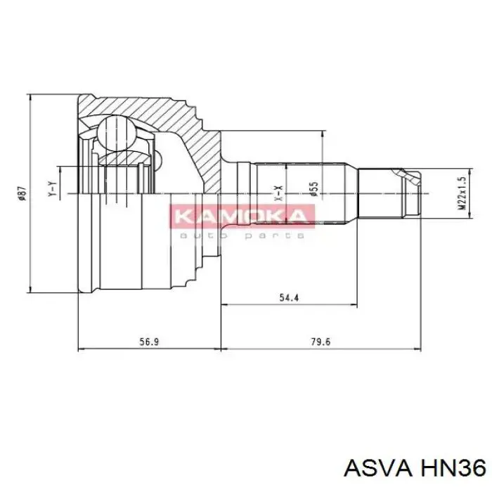 62414 Japko Наружная граната