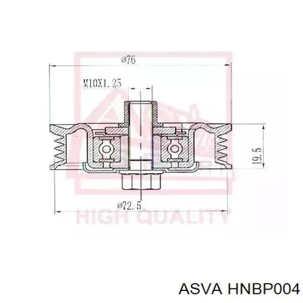 Натяжной ролик 25337618 A.b.a
