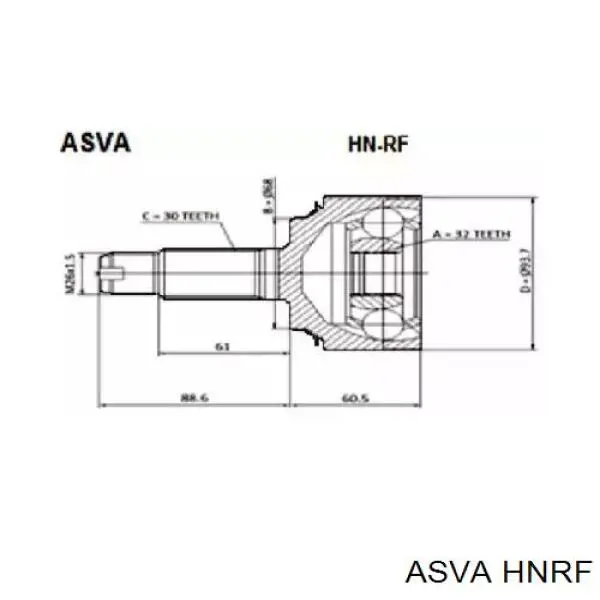 ШРУС наружный передний 491250 Maxgear