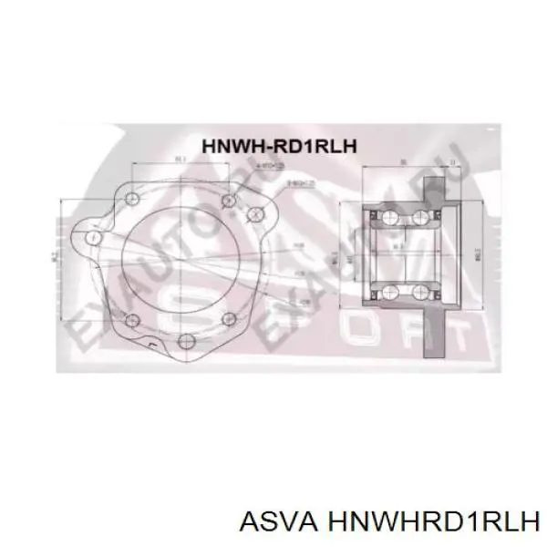 Подшипник задней ступицы 42200S10008LH Honda