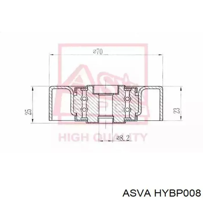 Купить HYBP008 Asva Натяжитель приводного ремня
