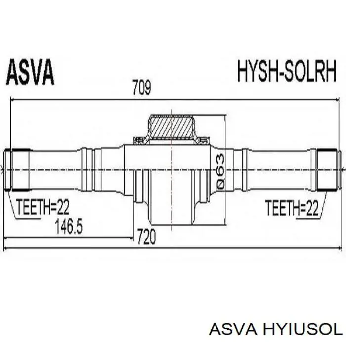 Купить ADBP890042 Blue Print Шарнир угловых скоростей передний правый