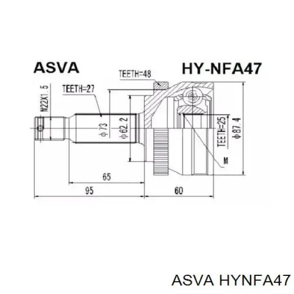 HYNFA47 Asva Наружная граната