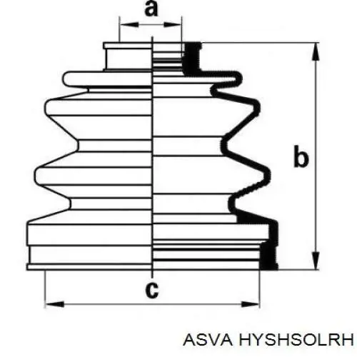 495011R505 Hyundai/Kia Полуось передняя, правая