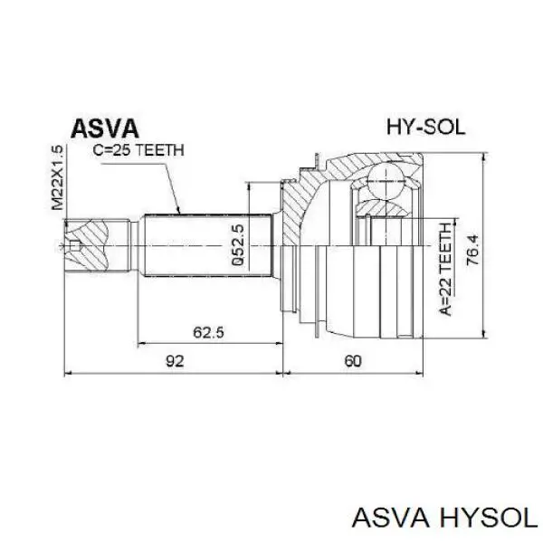 Граната колесная Asva HYSOL цена, от 38.61 USD