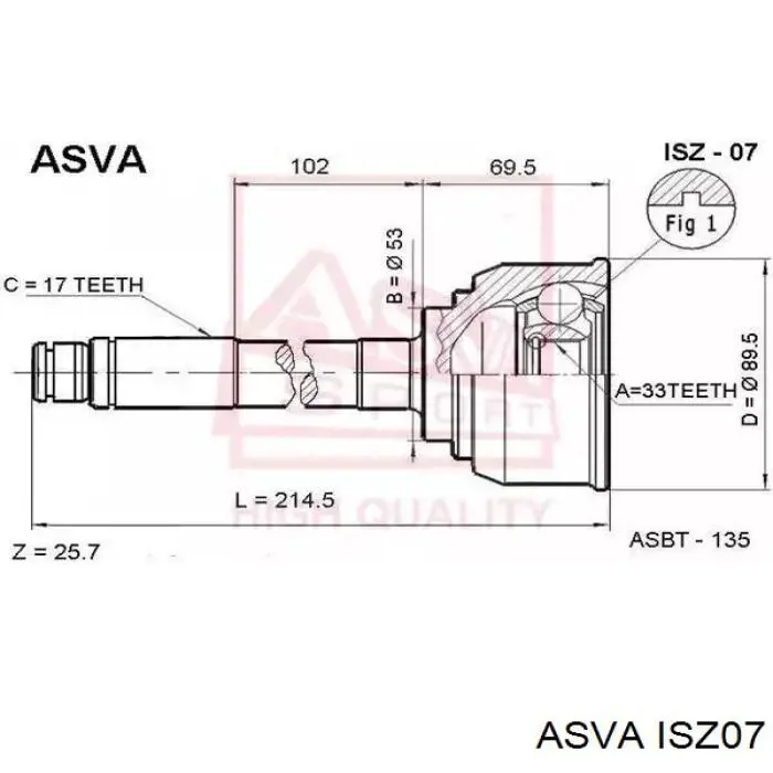 C120366 Denckermann Наружная граната