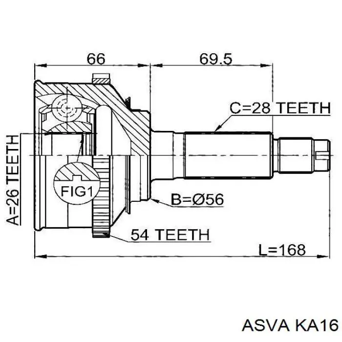 Граната колесная Asva KA16 цена, от 36.03 USD