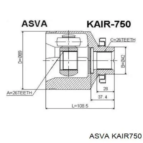 Граната колесная Cifam 607757 цена, от 49.82 USD