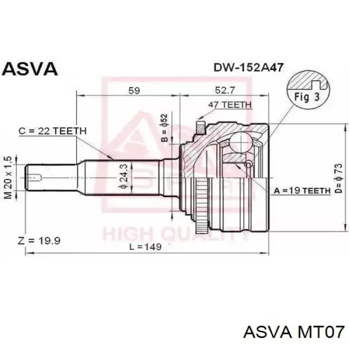 MT07 Asva Наружная граната