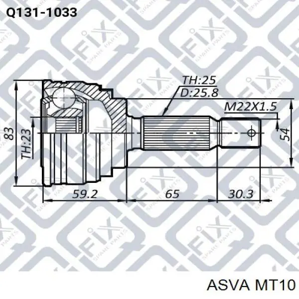62503 Japko Наружная граната