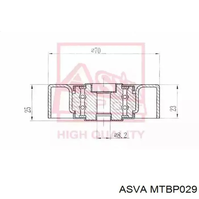Купить MTBP029 Asva Натяжной ролик