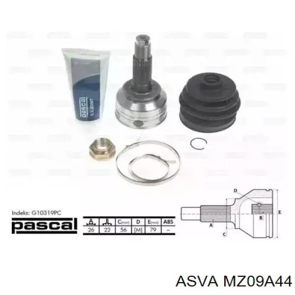 Граната колесная Asva MZ09A44 цена, от 26.21 USD