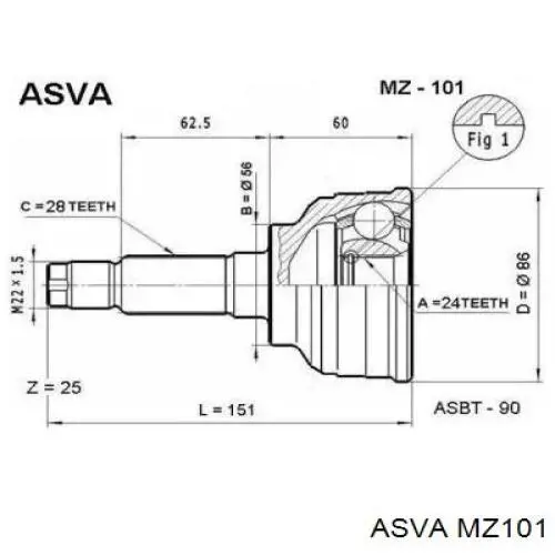 Граната колесная Asva MZ101 цена, от 31.10 USD