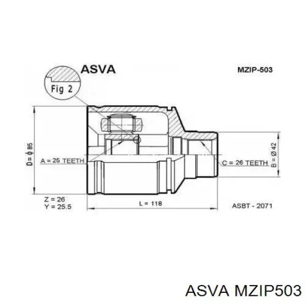 Купить G83002 Pascal Шарнир угловых скоростей передний правый