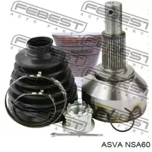 ШРУС наружный передний NSA60 Asva