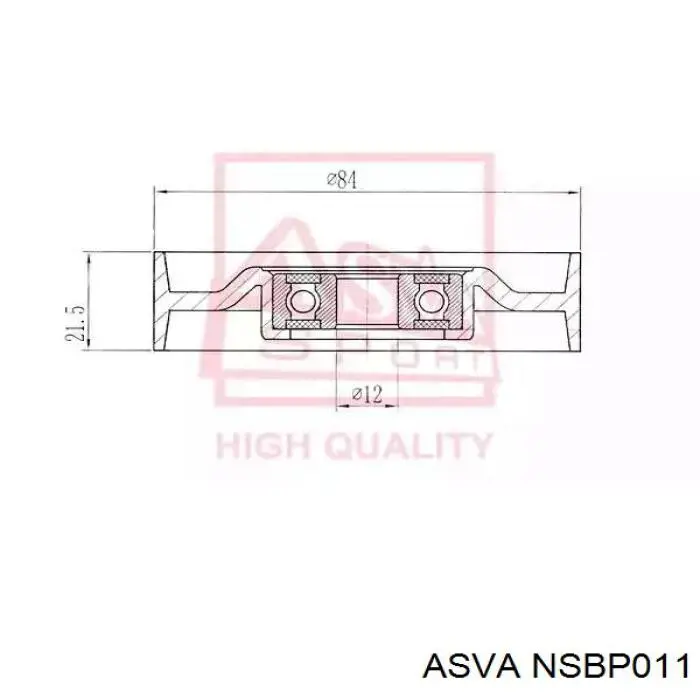 Натяжной ролик 11925AX010 Nissan/Infiniti