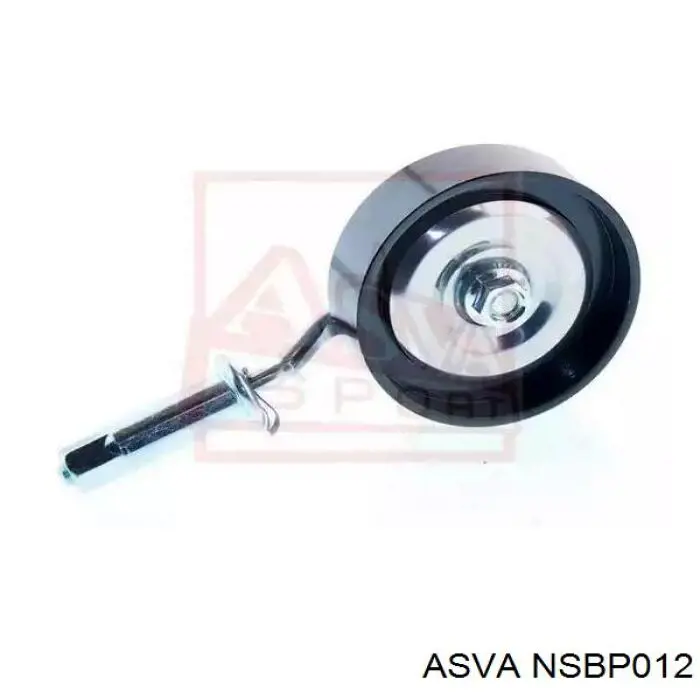 Rolo de reguladora de tensão da correia de transmissão 1192531U02 Nissan/Infiniti